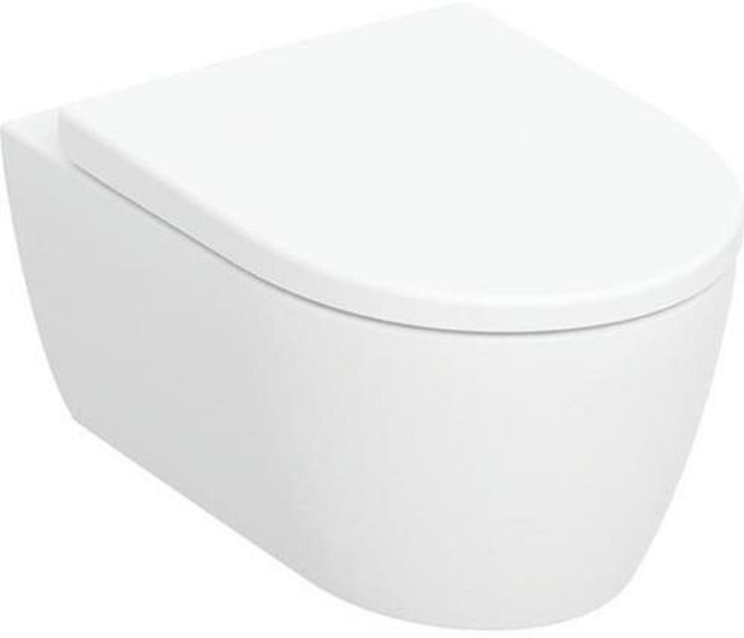 Geberit Wand-Tiefspül-WC iCon RIM geschl Fo m WC-Sitz Tiefe 53cm weiß