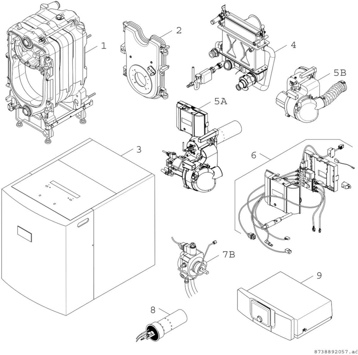 Bosch Öl-Brennwertkessel OC7000F 18kW, Energieeffizienzlabel
