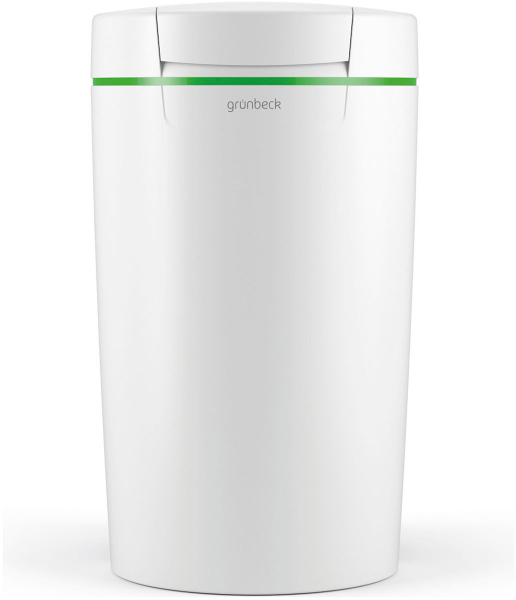 Grünbeck Enthärtungsanlage softliQ:MD32, Frontansicht, vor weißem Hintergrund