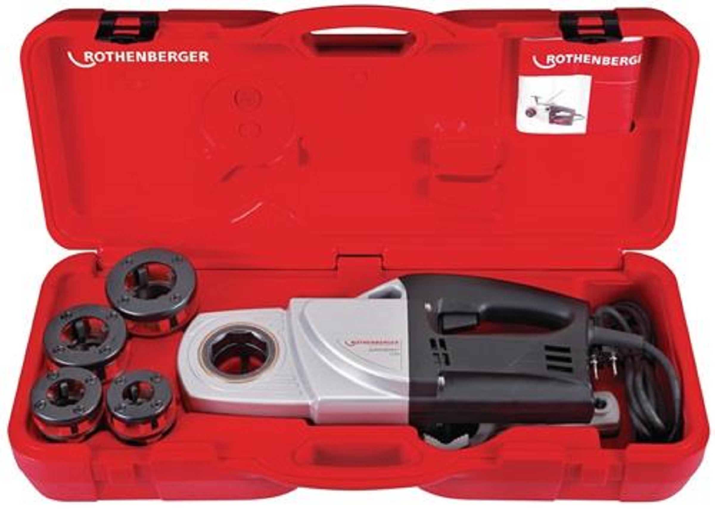 Gewindeschneidmaschine SUPERTRONIC® 1250 Set 1/4-1 1/4Zoll 800 W | ROTHENBERGER
