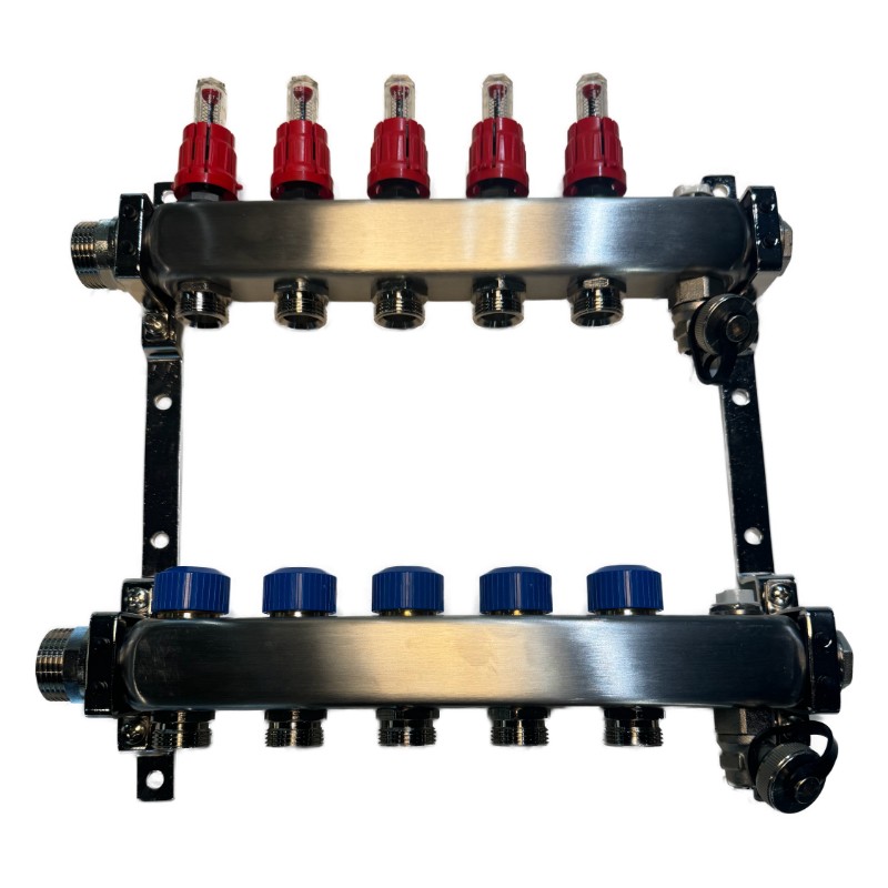 10-130 m² Tackersystem Fußbodenheizung Set – Multidämmrolle 35-3 WLG045 – PE-RT 17×2 – VA 10 – mit Regeltechnik