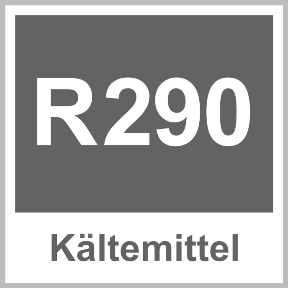 REMKO KWT 180 DC, Kältemittel, Typ R290
