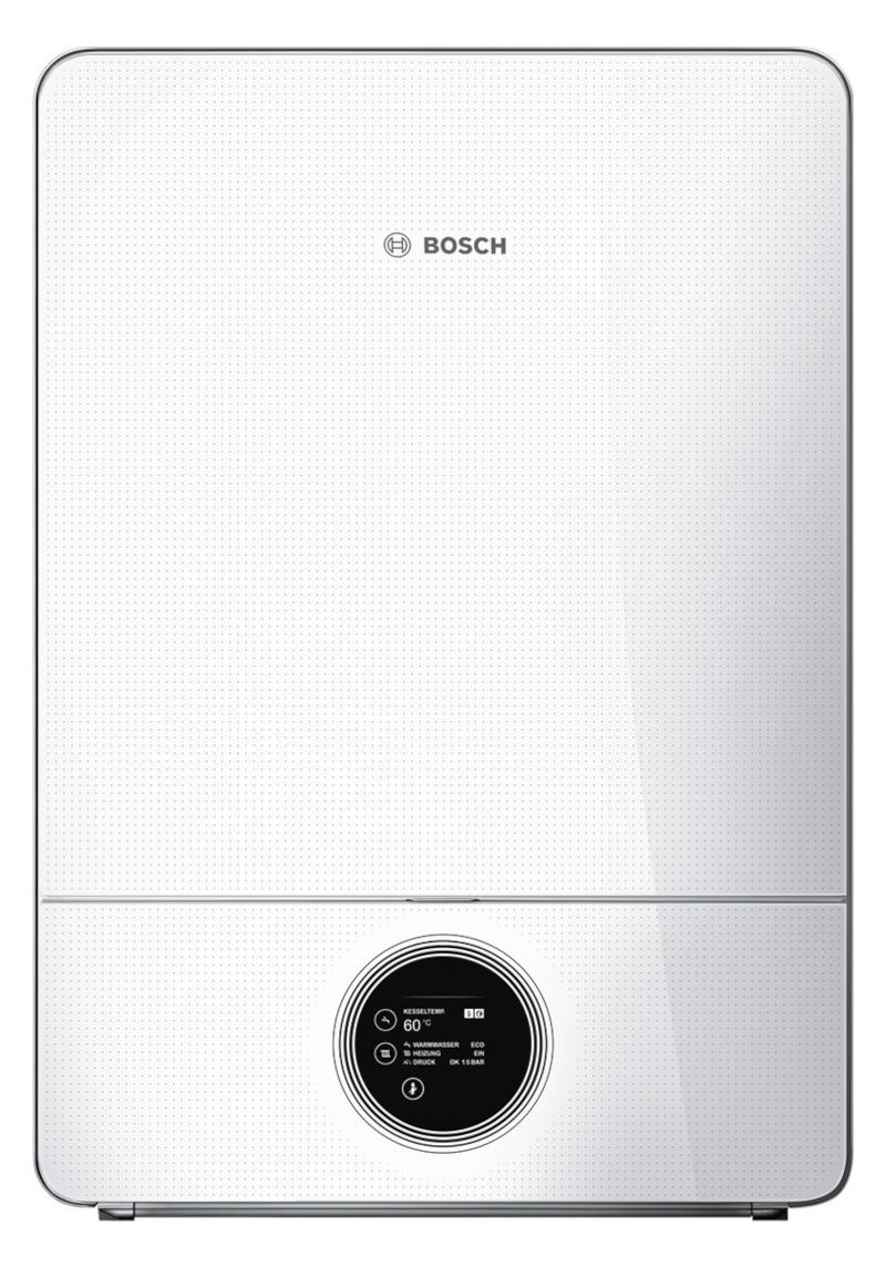 BOSCH Gas-Brennwertgerät, wandhängend Condens GC9001iW 20 E 21/23, weiß, Frontalansicht