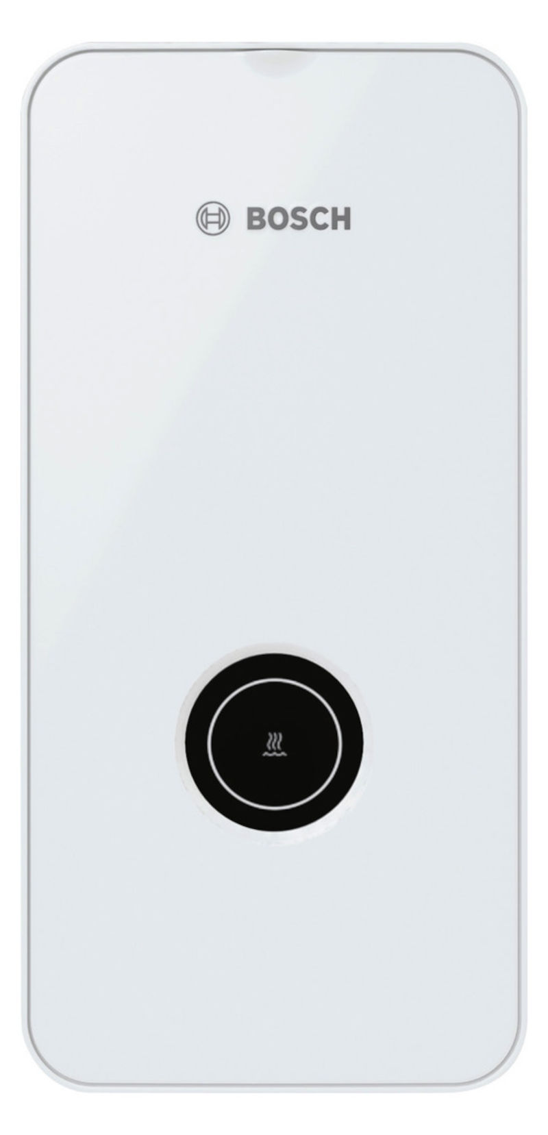 BOSCH Durchlauferhitzer, 27 kW, Frontalansicht, auf weißem Hintergrund