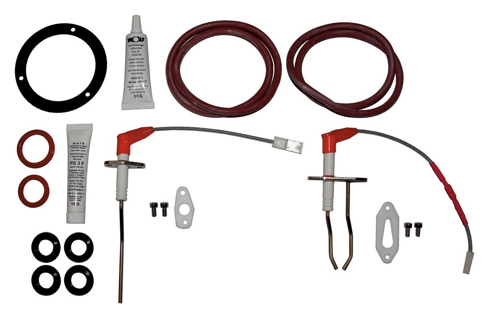 Wolf Wartungsset 8614984 | CGB-2(K) | CGW-2 | CGS-2 | Dichtungen + Elektroden