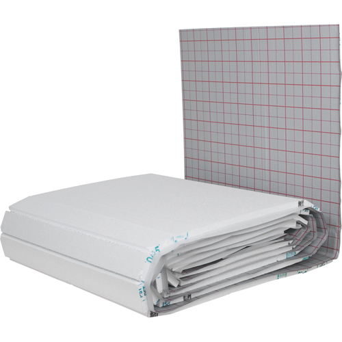 Fußbodenheizung Multidämmrolle mit Gewebefolie, 10 m²