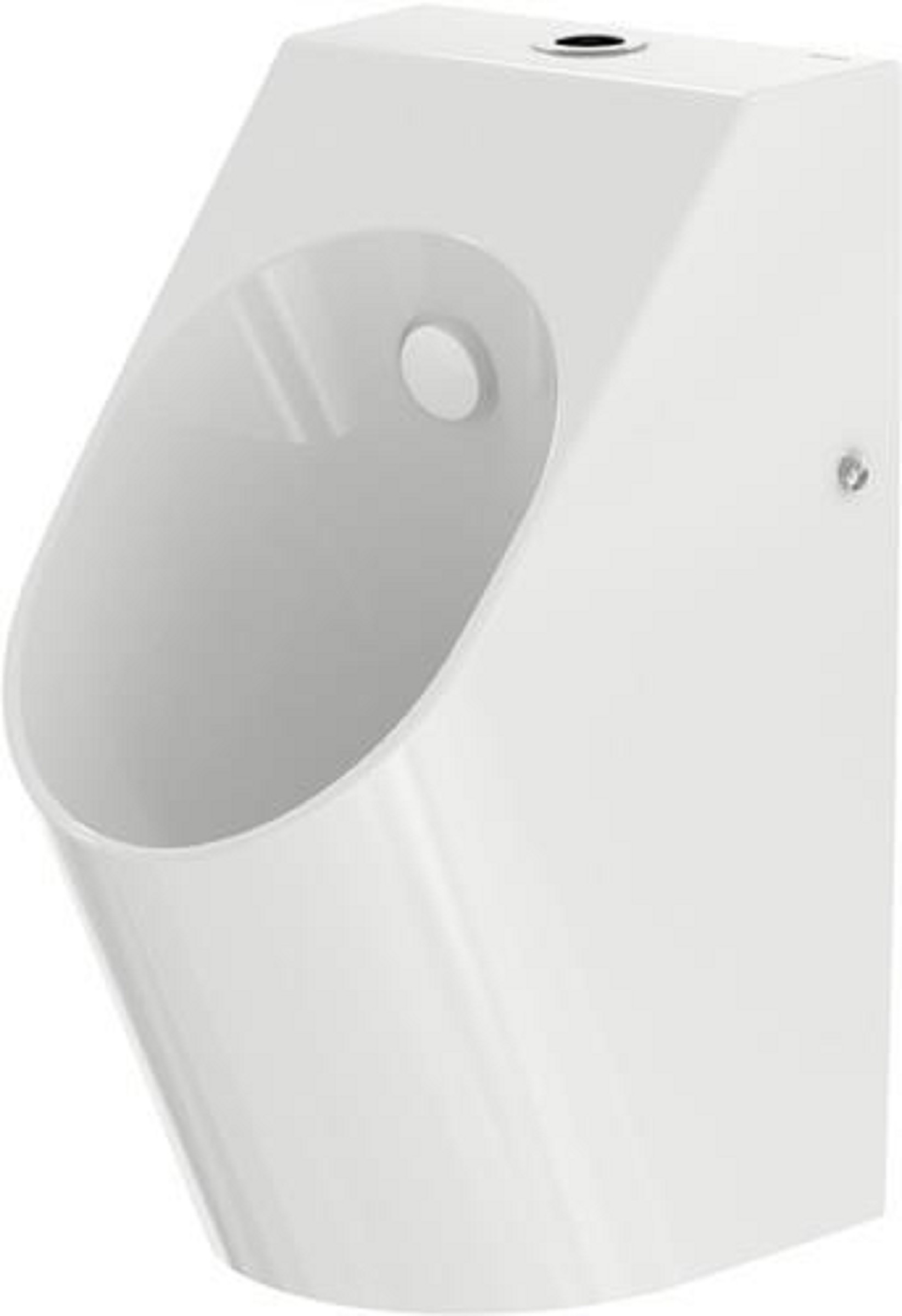 Urinal | Zulauf von oben, Abgang nach hinten, ran | weiß