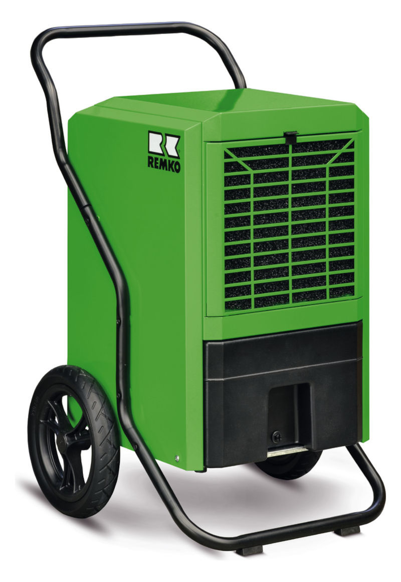 REMKO Entfeuchter LTE 60 ECO ohne Kondensatpumpe, Frontalansicht, auf weißem Hintergrund