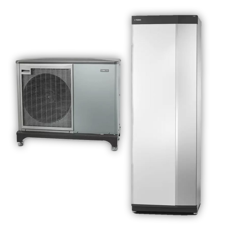 NIBE Luft-Wasser Wärmepumpenpaket 2074