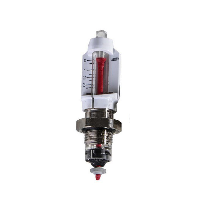 Durchflußmengenmesser 0-4 l/min, Ansicht beider Teile