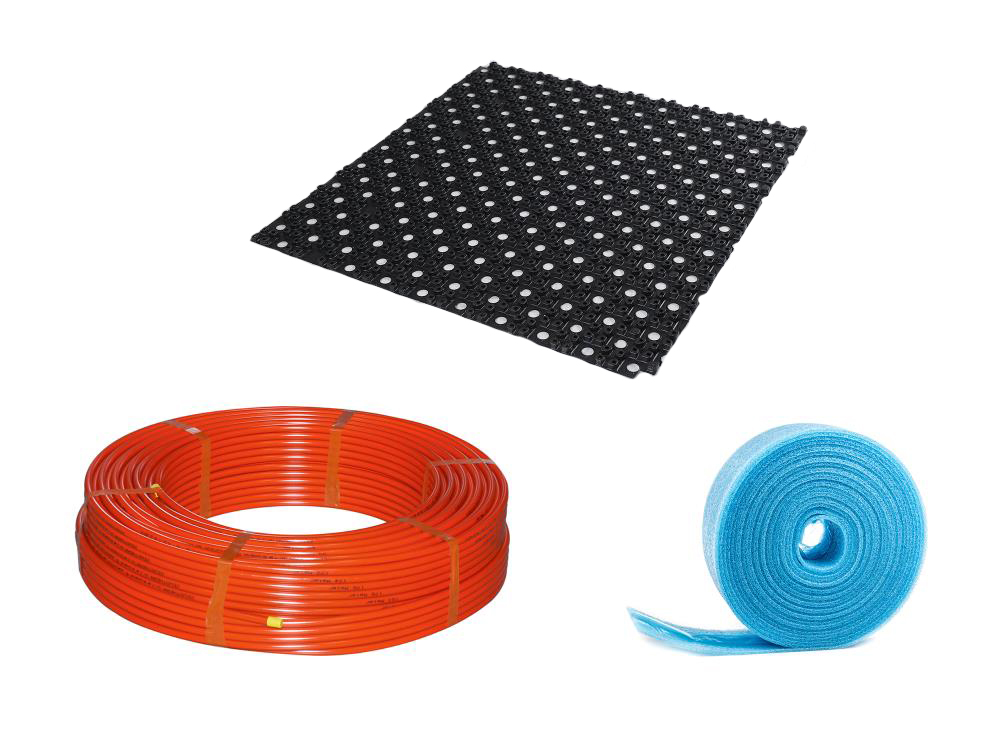 Vloerverwarming dunbedsysteem basis set 10-100 m²