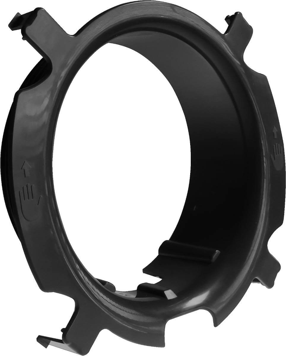 ZEWO SmartFan 2.0 Steckadapter, DN160, Funk und Kabel, Frontansicht, vor weißem Hintergrund