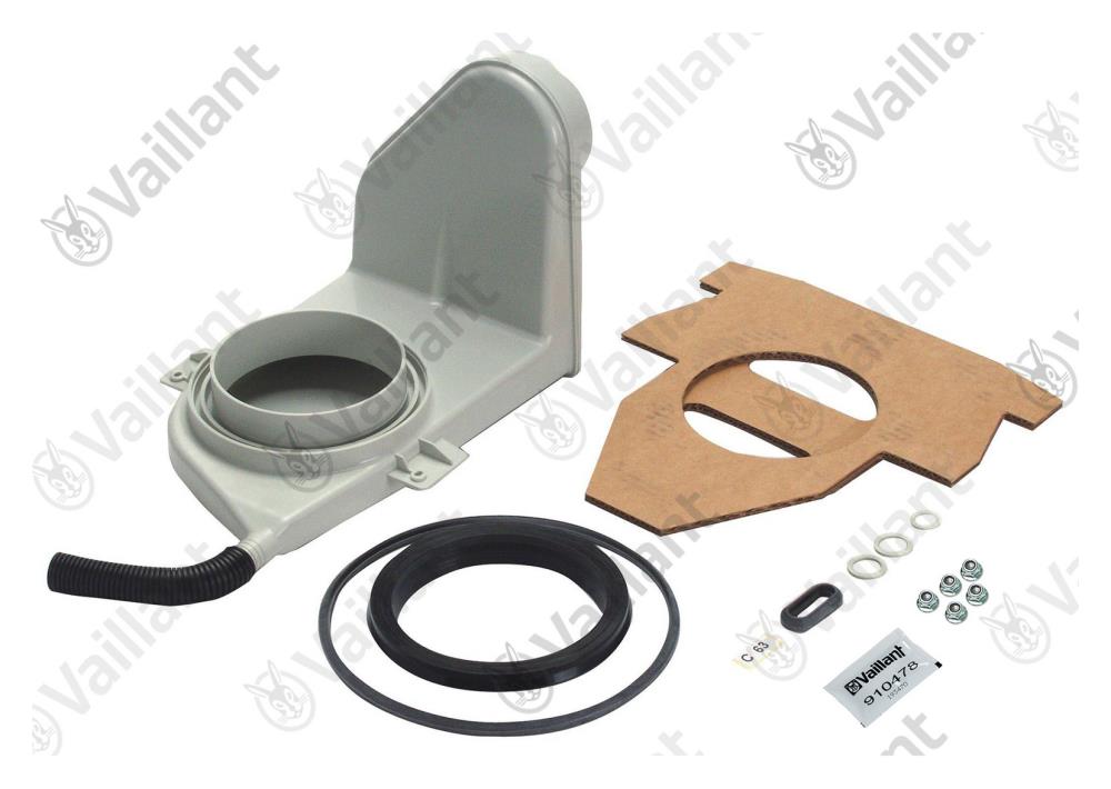 VAILLANT Abgassammler 076560 | VAS | VC | VCW | VSC | Inkl. Dichtungen