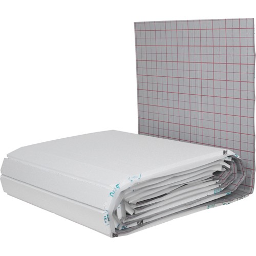 10-200 m² Tackersystem Fußbodenheizung Set – Multidämmrolle 30-3 WLG045 – ALU 16x2 – VA 10 – ohne Regeltechnik