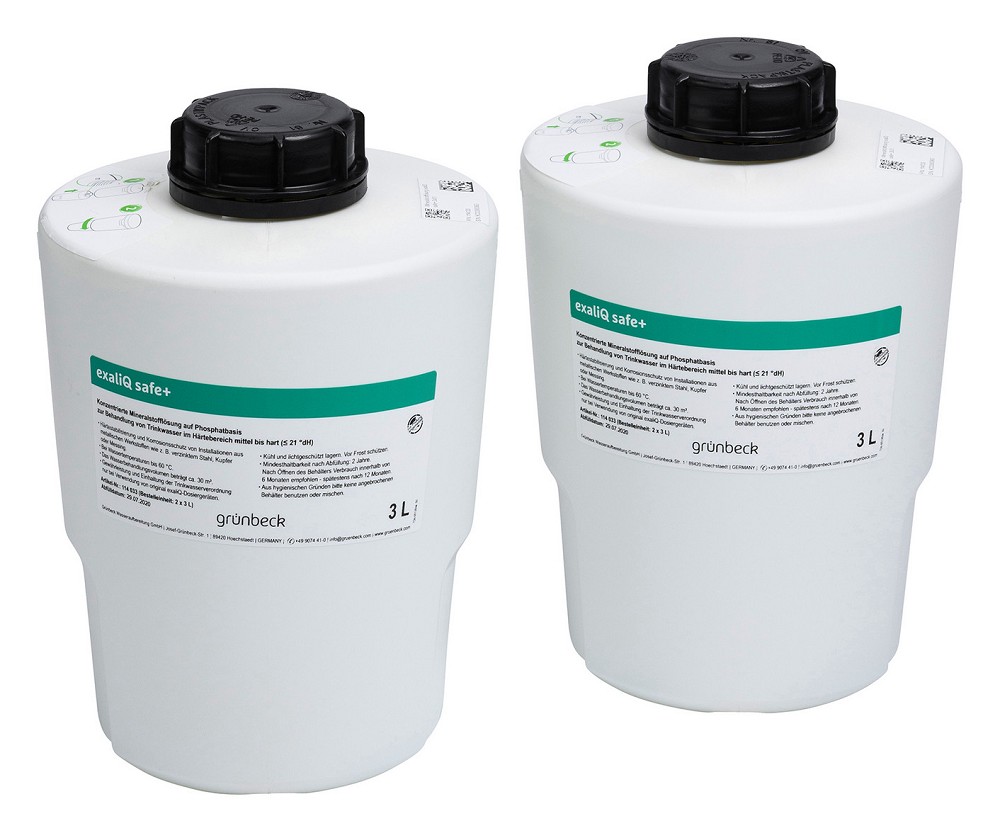 Grünbeck Mineralstofflösung exaliQ safe+ | 2 x 3 Liter Flasche | 114033
