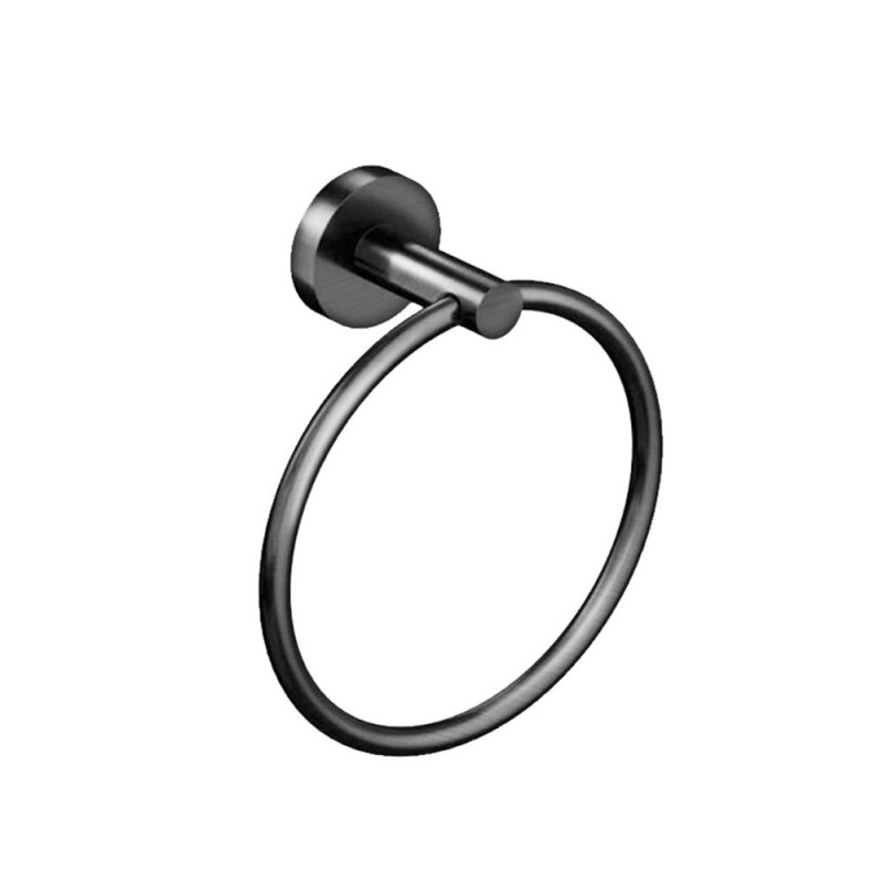 Handtuchring Ø 16 cm Grau gebürstet