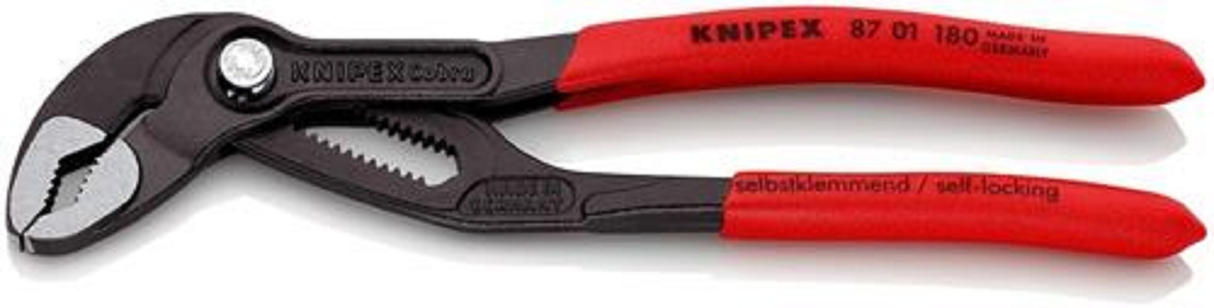 Waterpomptang Cobra 11/2 180mm, Spanwijdte: 36mm, KNIPEX