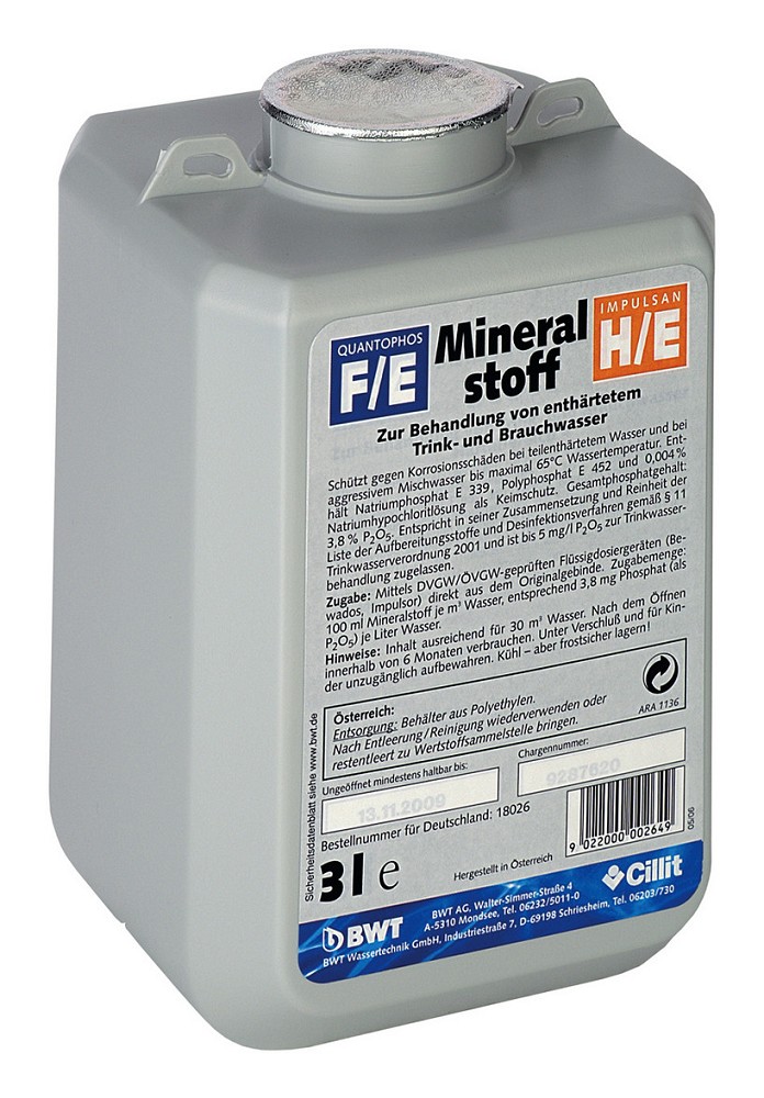 BWT Mineralstoff Quantophos F3 / Impulsan H3 | 3 Liter | 18024E