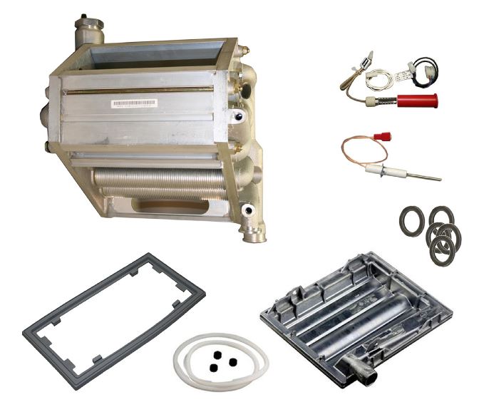 Buderus Wärmetauscher Komplett-Set | GB112 | Sieger BK11 | 11-24 kW | 73031