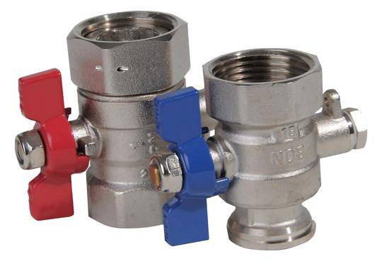 Verdeler-aansluitset voor warmtemeter (WMZ) 1"