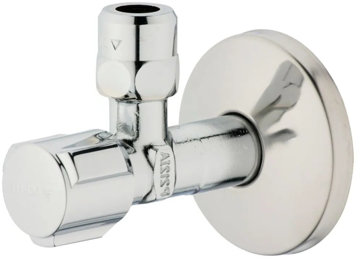 Home Perfect Eckregulierventil Comfort, mit ASAG, Seitenansicht, vor weißem Hintergrund