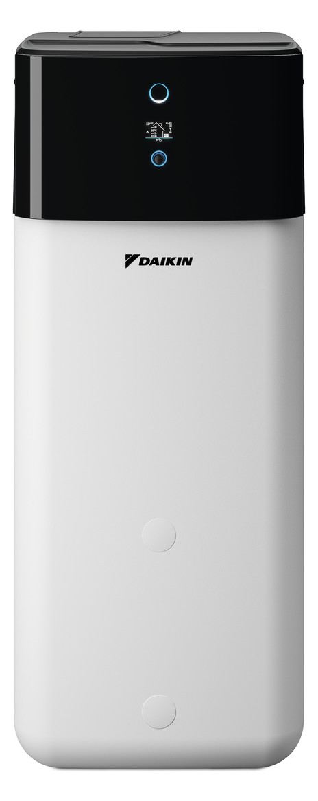 Daikin Altherma 3 R ECH2O 508 H/C Komplettset, Inneneinheit, vor weißem Hintergrund