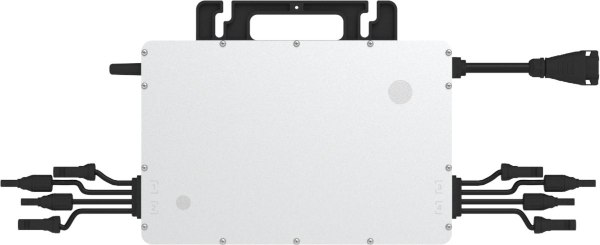 Hoymiles Mikro-Wechselrichter HMS-1600-4T, Frontansicht, auf weißem Hintergrund