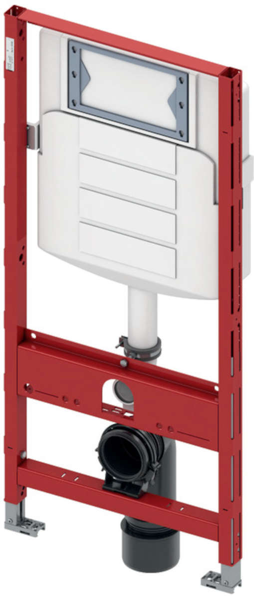 TECEprofil WC-Universalmodu, Bauhöhe 1120 mm, Vorderansicht, vor weißem Hintergrund