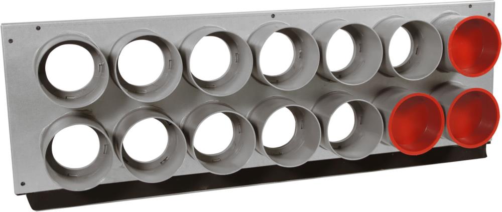 Zewotherm Luftverteiler Verteilerfront AirFlex, 14 x Ø 63 mm, 575 x 200 mm