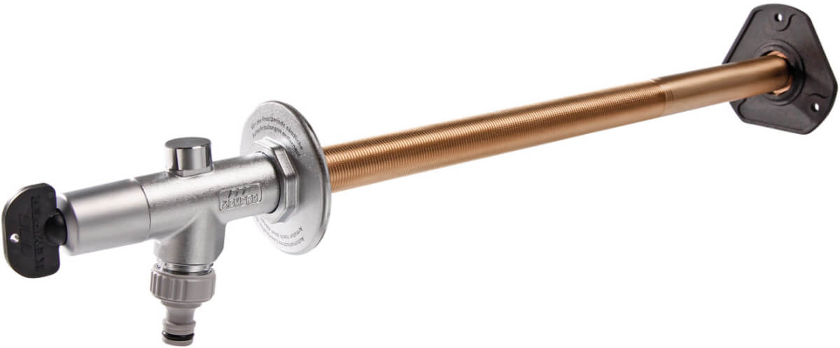 Kemper FROSTI®-PLUS DN 15, frostsichere Außenarmatur mit Steckschlüssel, 5740301500