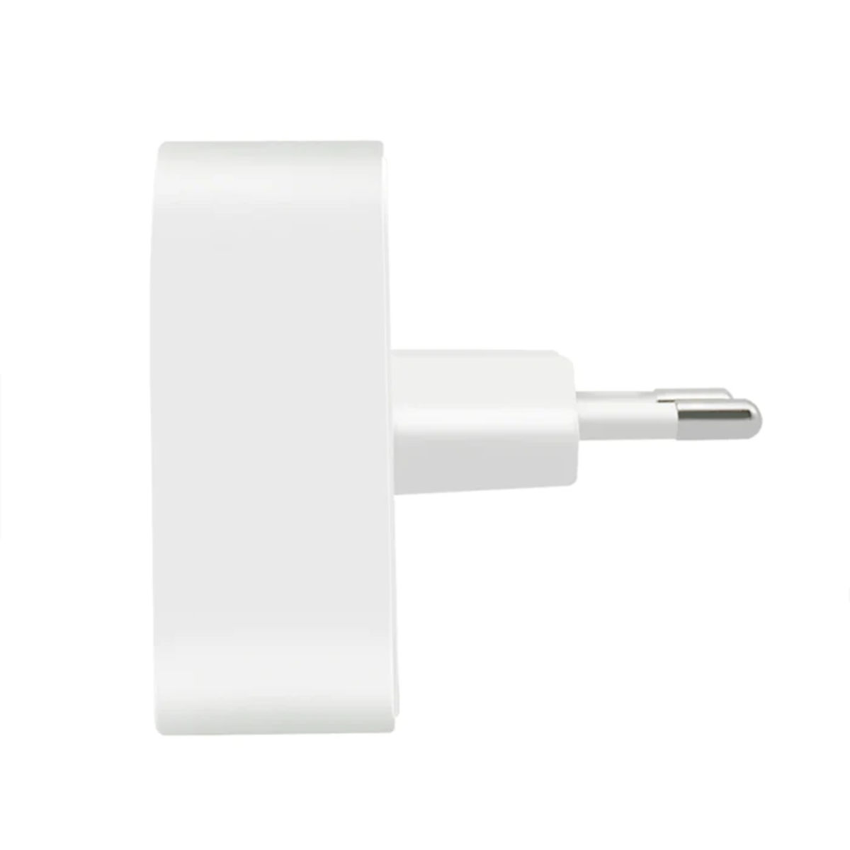 Wesmartify Smart Home Zentrale Duo, Seitenansicht, vor weißem Hintergrund