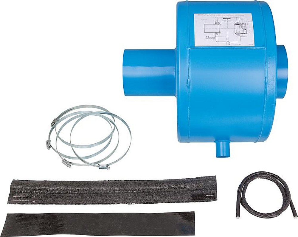Buderus Schalldämpfer 8718584389 | G105/G115/G125 | 17-40kW | Ø 130 | Dichtungen