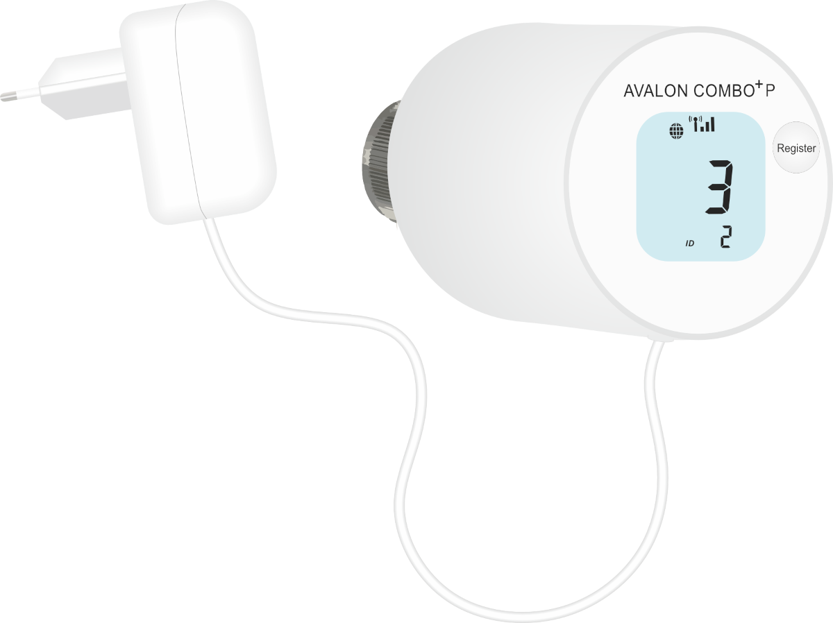 Blossom IC Avalon Combo+ P Stellantrieb, 230V ACSD-3939, Seitenansicht, Grafik