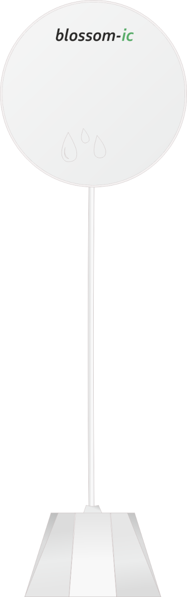 Blossom IC Magelan Leckage Sensor MLS-3969, Frontalansicht, Grafik