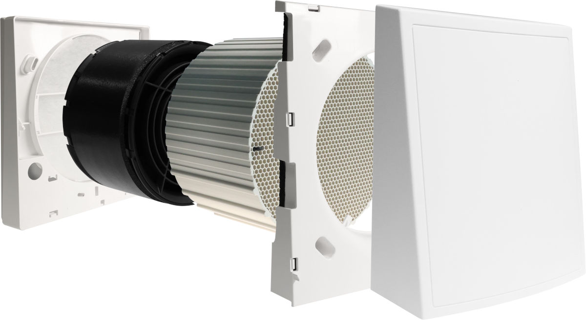 Zewotherm SmartFan 2.0 Komplettset, Funk, Frontansicht, vor weißem Hintergrund