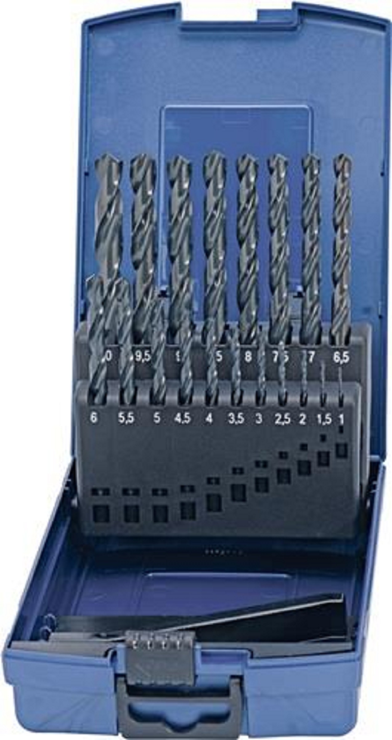 Boorset spiralboorders 1-10,0mm DIN 338/N HSS profielslepen