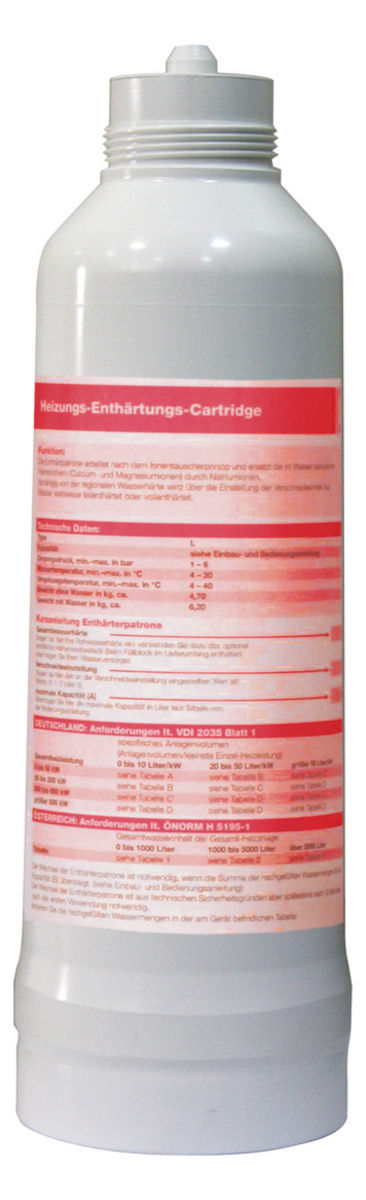 BWT Wechselkartusche AQA therm HRC, large, Frontansicht, vor weißem Hintergrund