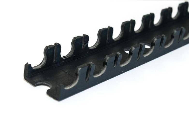 Klemrail bevestigingsstrip voor vloerverwarming - 2m