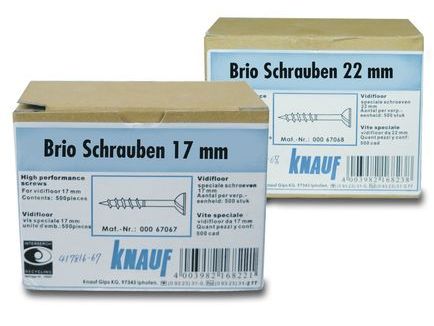 Knauf Brio Schrauben