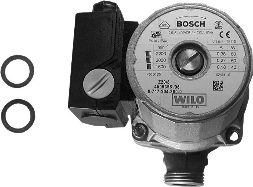 Junkers Speicherladepumpe 87172043600 | Typ Wilo Z20-5 | ZBS MA/MRA | Dichtungen