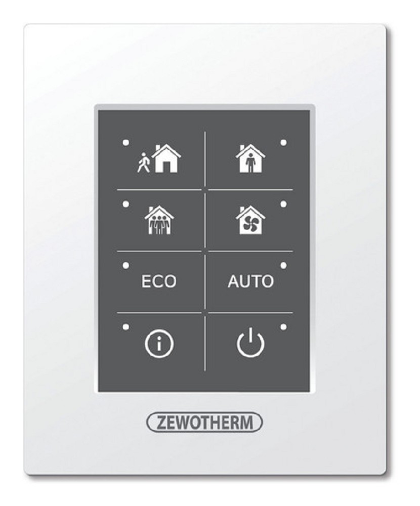 Vent Bedienpanel Standard, C6.2 für zentrale Lüftungsgeräte