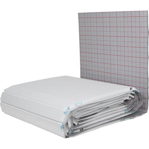 10 m² Tacker-isolatieplaat met contactgeluidsisolatie op rol met folie - 20-2 mm, WLG 045
