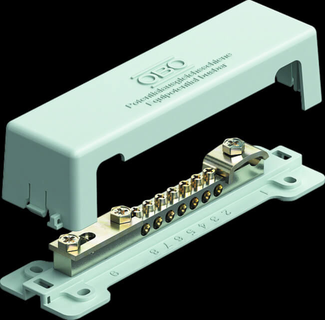 OBO Potentialausgleichsschiene 7x25 mm²