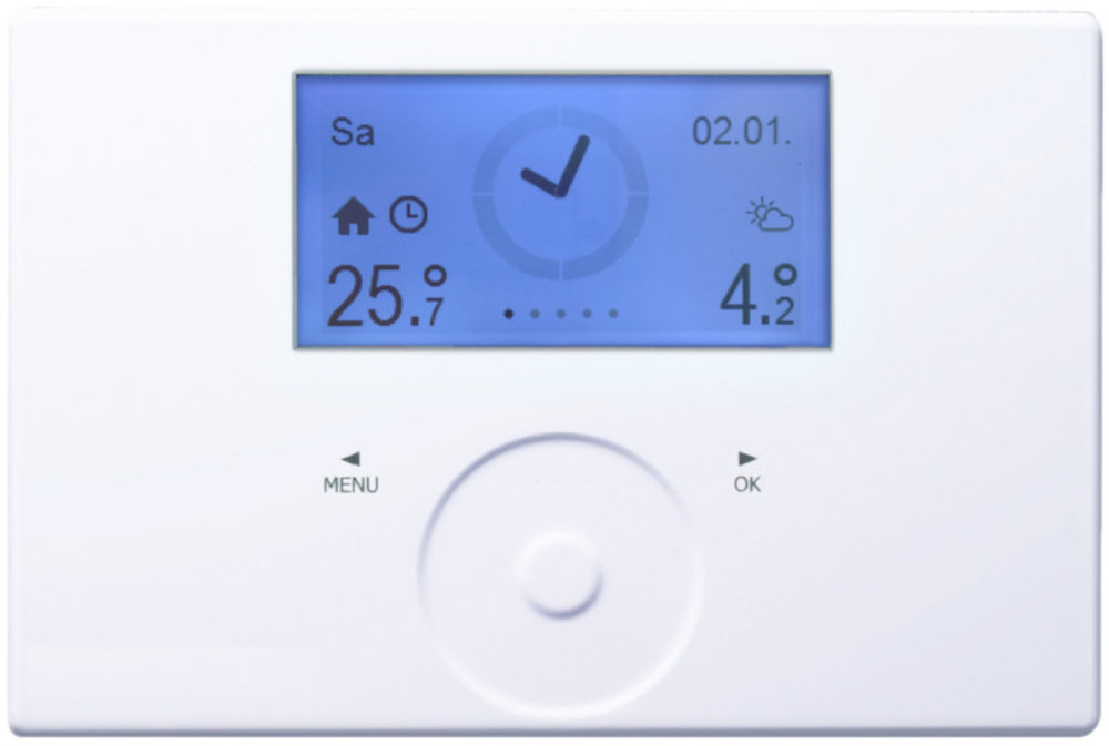 Stiebel Eltron Fernbedienung FET, Frontalansicht