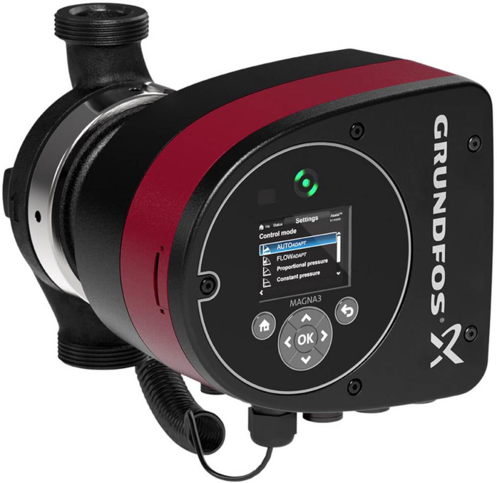 GRUNDFOS Umwälzpumpe Magna 3 32-80, 180mm, 230V, 97924635