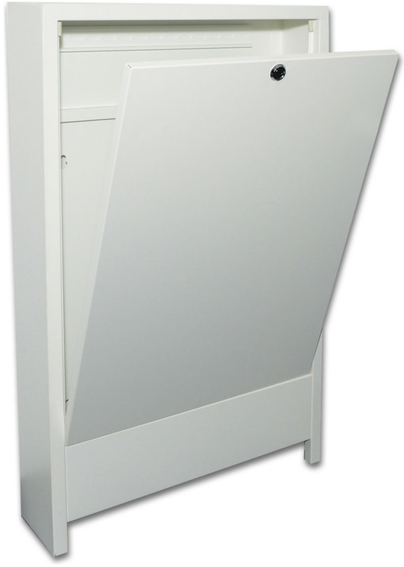 Verteilerschrank PREMIUM Aufputz (AP3) weiss | für 6-8 Heizkreise