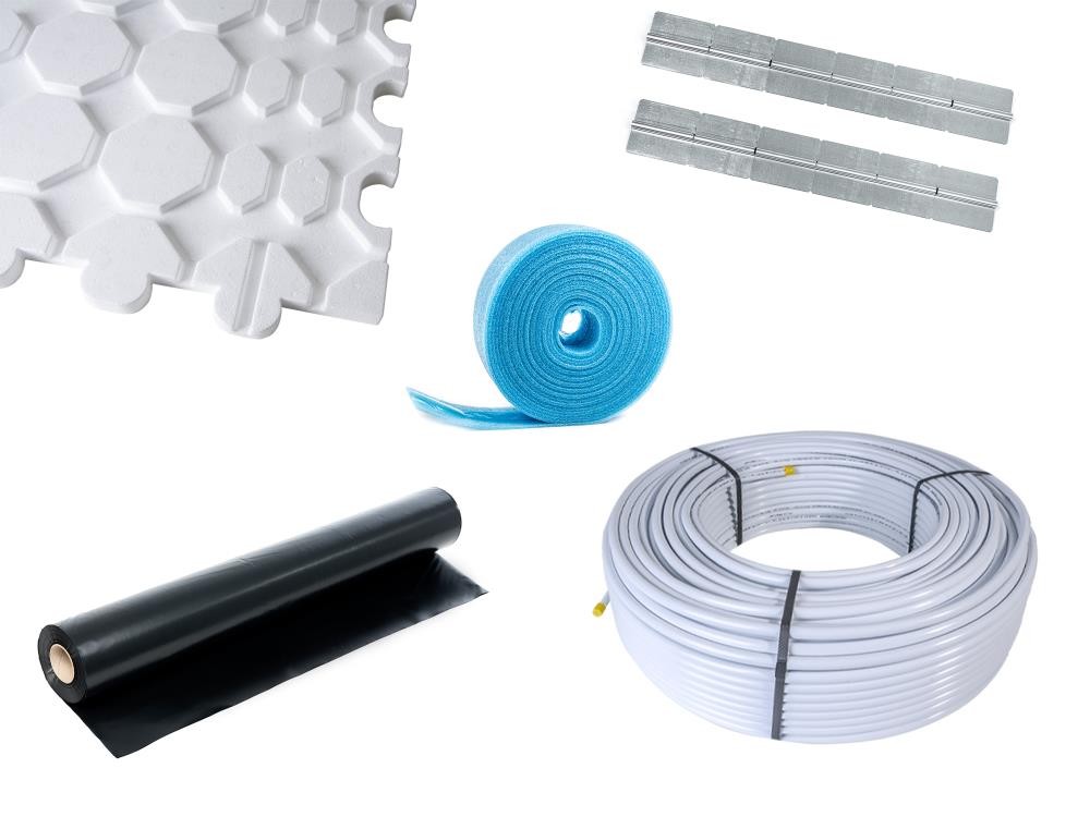 Vloerverwarming droogbouwsysteem basis set 10-100 m²