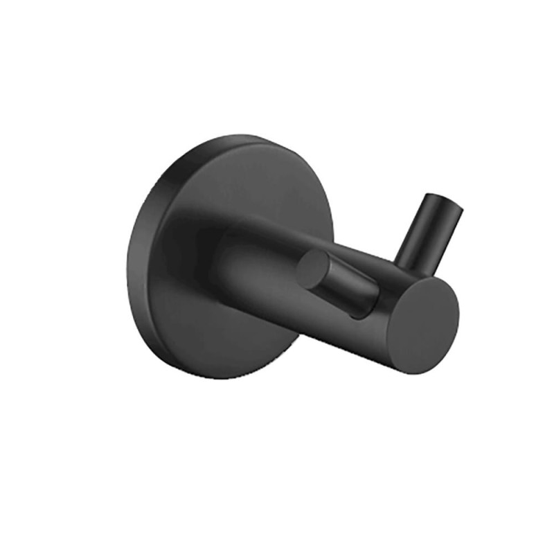 Doppel Wandhaken Schwarz matt