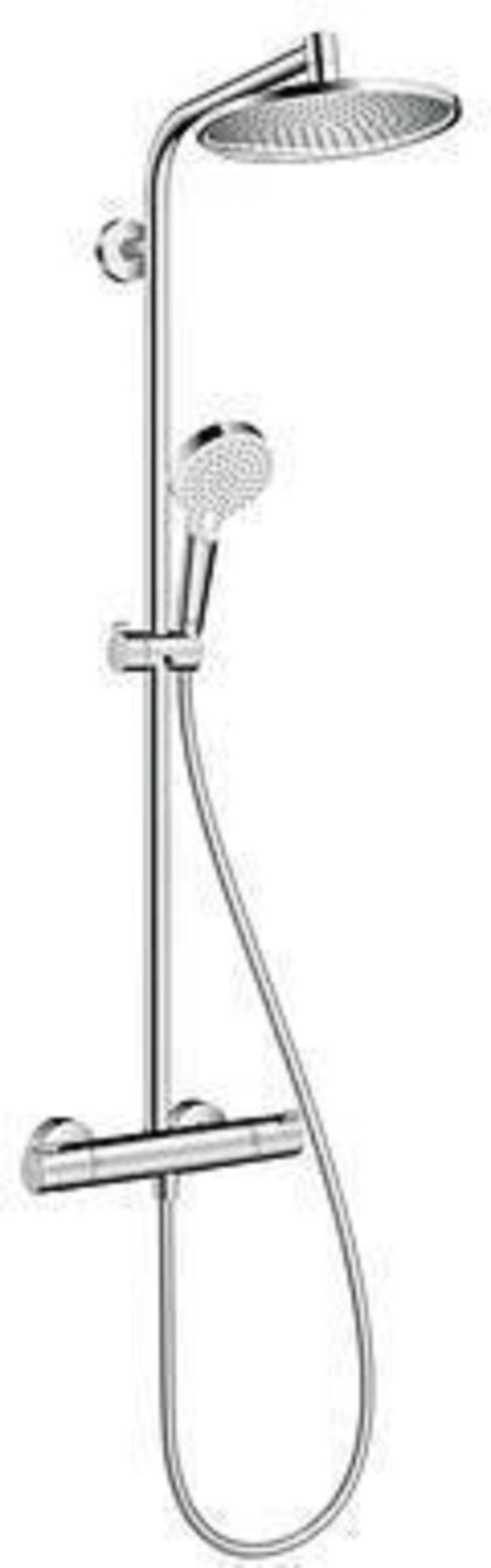 hansgrohe Crometta S Showerpipe 240 1jet mit Thermostat, Chrom
