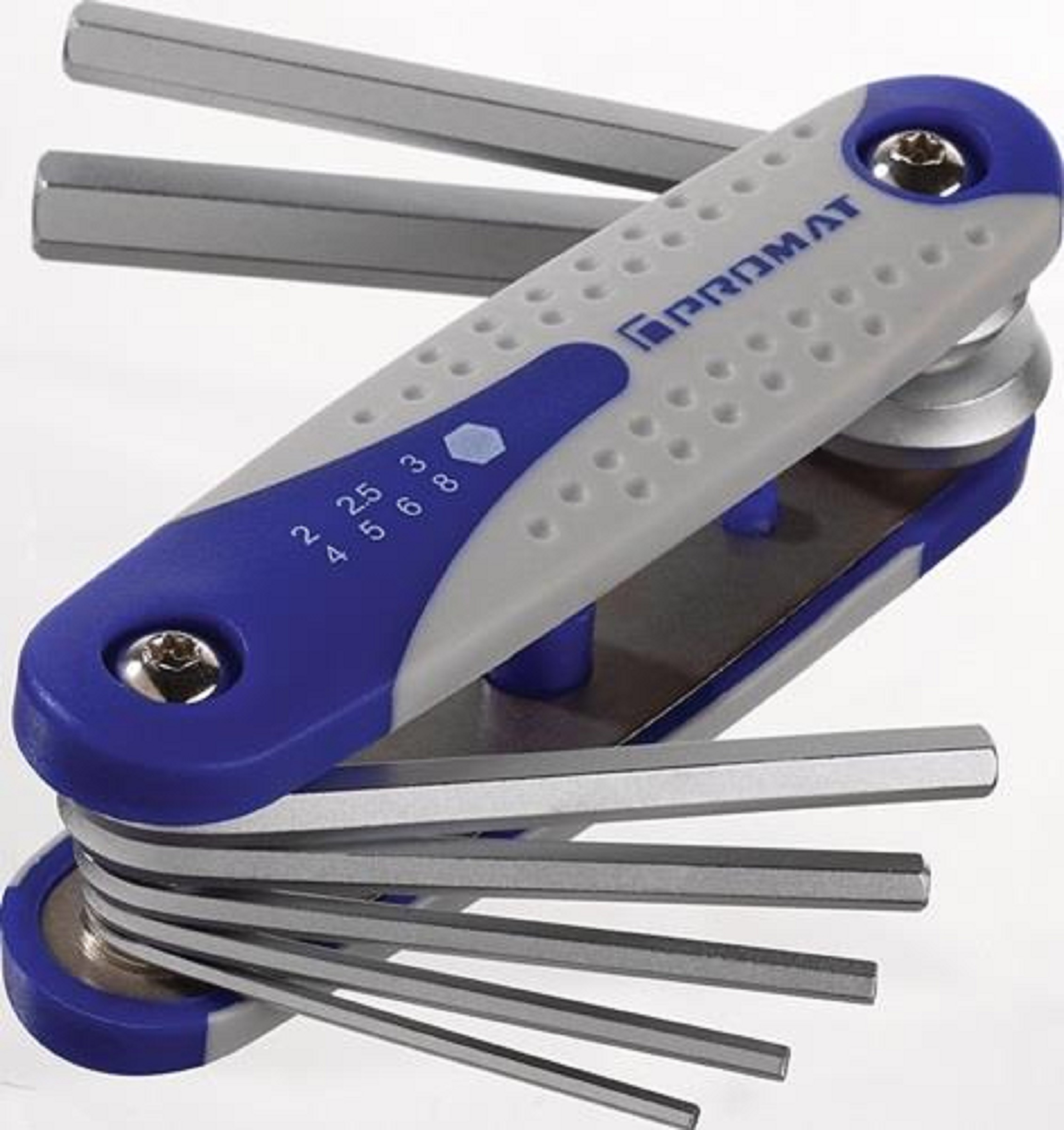 Zeskant-schroevendraaierset 7-delig, SW 2-8mm, 4YOU